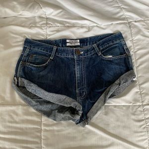 Dash brand one x teaspoon denim shorties M